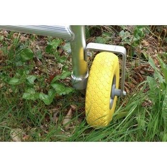 Set van vier dubbele kamersteiger terreinwielen 200 mm met borgclips-SLS